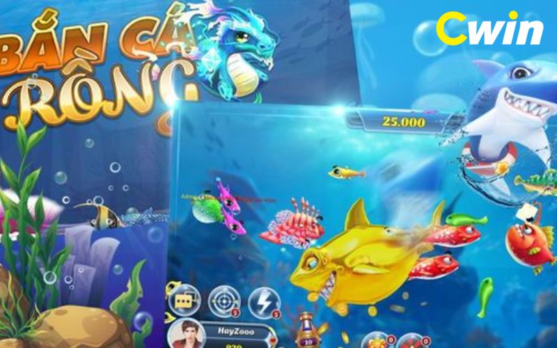 Bắn Cá rồng thần chơi game nhận quà lớn